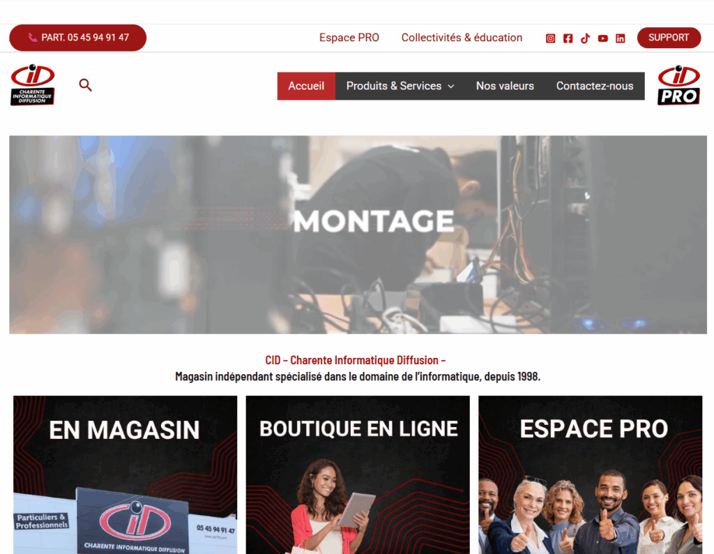 site web portfolio